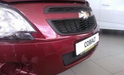 2 089 р. Нижняя сетка на бампер Russtal (черная) Chevrolet Cobalt седан дорестайлинг (2011-2016)  с доставкой в г. Санкт‑Петербург. Увеличить фотографию 5