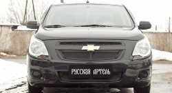 1 649 р. Защитная сетка воздухозаборника переднего бампера RA  Chevrolet Cobalt (2011-2016)  с доставкой в г. Санкт‑Петербург. Увеличить фотографию 2