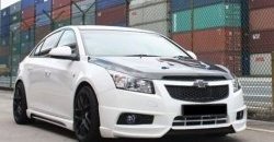 3 999 р. Накладка на передний бампер Extrime Chevrolet Cruze J305 хэтчбек дорестайлинг (2009-2012) (Неокрашенная)  с доставкой в г. Санкт‑Петербург. Увеличить фотографию 3