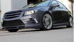 9 299 р. Передний бампер MYRIDE STYLE Chevrolet Cruze седан J300 (2009-2012) (Неокрашенный)  с доставкой в г. Санкт‑Петербург. Увеличить фотографию 1