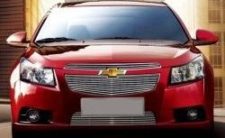 Декоративные вставки решетки радиатора и переднего бампера CT Chevrolet Cruze седан J300 (2012-2015)