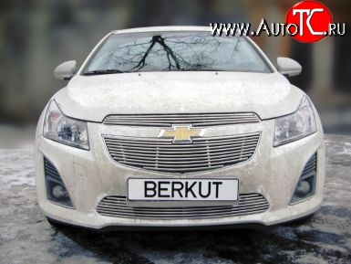 5 999 р. Декоративная вставка решетки радиатора Berkut Chevrolet Cruze J300 седан рестайлинг (2012-2015)  с доставкой в г. Санкт‑Петербург