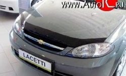 2 069 р. Дефлектор капота NovLine Chevrolet Lacetti хэтчбек (2002-2013)  с доставкой в г. Санкт‑Петербург. Увеличить фотографию 2