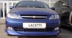 3 579 р. Накладка переднего бампера ATL  Chevrolet Lacetti  хэтчбек (2002-2013) (Неокрашенная)  с доставкой в г. Санкт‑Петербург. Увеличить фотографию 1