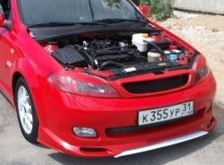 1 249 р. Нижняя планка для накладки переднего бампера CT 1 Chevrolet Lacetti хэтчбек (2002-2013) (Неокрашенная)  с доставкой в г. Санкт‑Петербург. Увеличить фотографию 1