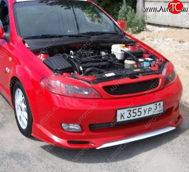 1 249 р. Нижняя планка для накладки переднего бампера CT 1 Chevrolet Lacetti хэтчбек (2002-2013) (Неокрашенная)  с доставкой в г. Санкт‑Петербург