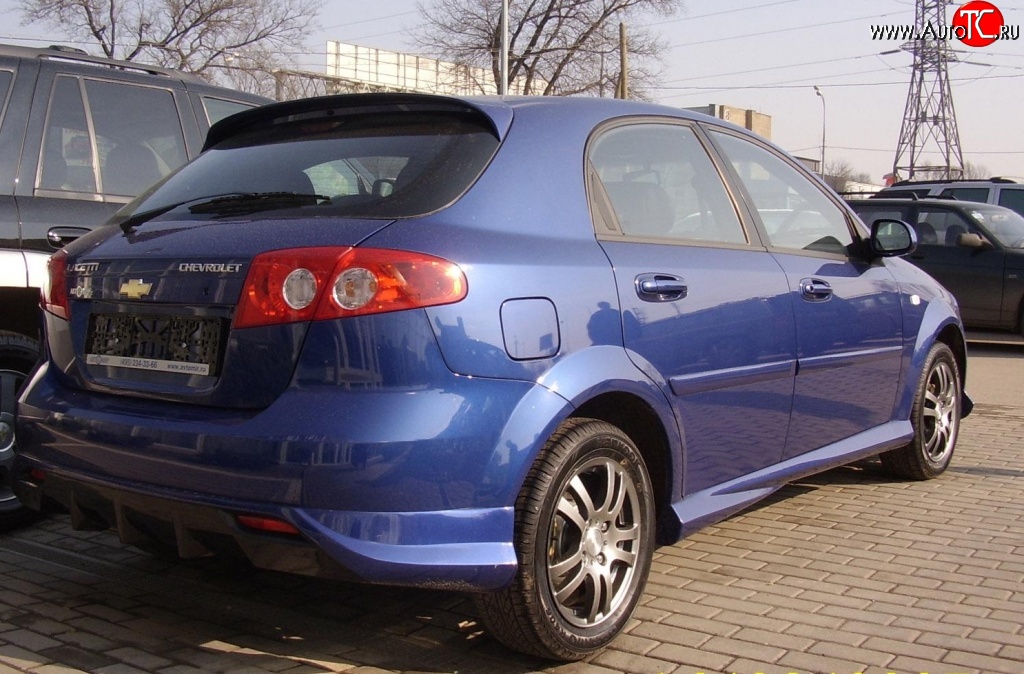 2 569 р. Пороги накладки Атланта Chevrolet Lacetti хэтчбек (2002-2013) (Неокрашенные)  с доставкой в г. Санкт‑Петербург