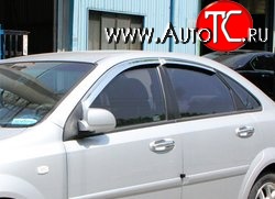 999 р. Комплект дефлекторов окон (ветровиков) 4 шт. Russtal Chevrolet Lacetti седан (2002-2013)  с доставкой в г. Санкт‑Петербург