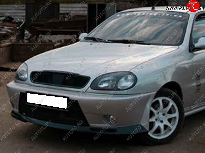 6 249 р. Передний бампер CT  Chevrolet Lanos  T100 (1997-2017), Daewoo Sense  Т100 (1997-2008), ЗАЗ Sens ( седан,  хэтчбэк) (2007-2017) (Неокрашенный)  с доставкой в г. Санкт‑Петербург