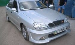 6 469 р. Передний бампер Lan  Chevrolet Lanos ( T100,  T150,  седан) (1997-2017), Daewoo Sense  Т100 (1997-2008), ЗАЗ Chance ( седан,  хэтчбэк) (2009-2017), ЗАЗ Sens ( седан,  хэтчбэк) (2007-2017) (Неокрашенный)  с доставкой в г. Санкт‑Петербург. Увеличить фотографию 1