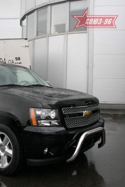 Защита переднего бампера Souz-96 (d76) Chevrolet Tahoe GMT900 5 дв. (2006-2013)