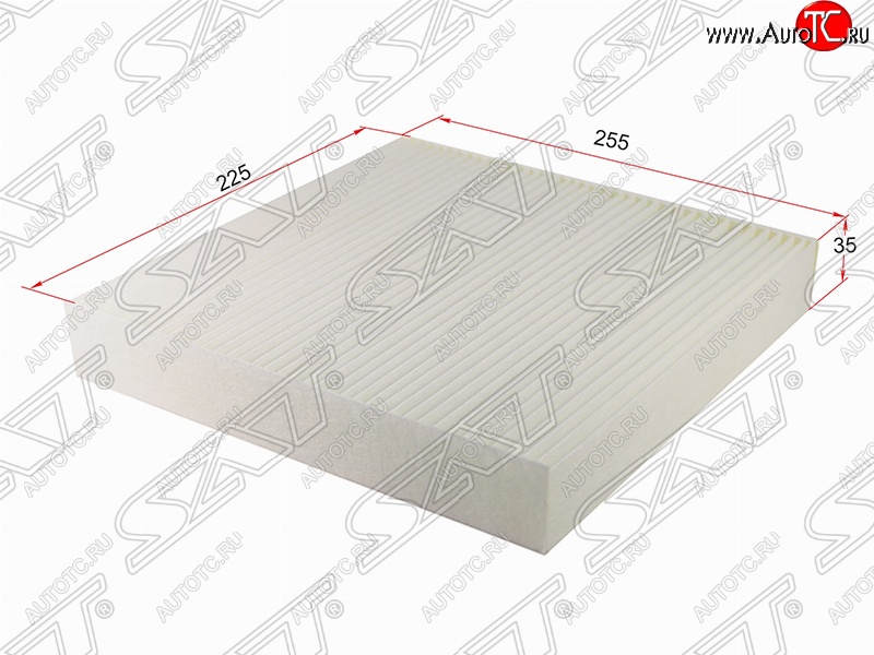 219 р. Фильтр салонный SAT (255х225х35 mm)  CITROEN Berlingo  M59 (2002-2012), CITROEN Xsara ( N0,  N1) (1997-2005), Peugeot Partner  M49/M59 (1997-2008)  с доставкой в г. Санкт‑Петербург