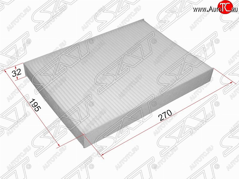 229 р. Фильтр салонный SAT (270х175х32 mm)  CITROEN C5 ( RD,  RW) (2008-2017), Peugeot 407 ( седан,  универсал) (2004-2011)  с доставкой в г. Санкт‑Петербург