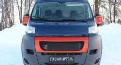 739 р. Реснички на фары RA CITROEN Jumper 250 (2006-2014) (Глянец под окраску, Неокрашенные)  с доставкой в г. Санкт‑Петербург. Увеличить фотографию 2