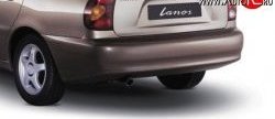 Задний бампер Стандартный (Тайвань) Daewoo Lanos T100 дорестайлинг, седан (1997-2002) ()