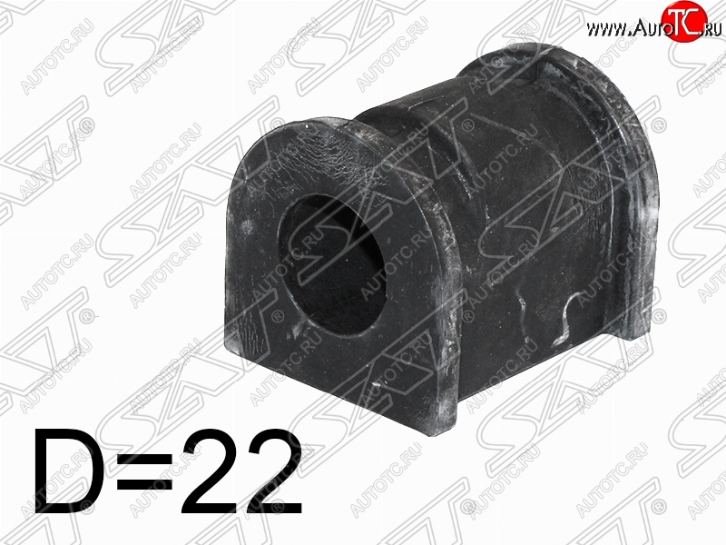 140 р. Резиновая втулка переднего стабилизатора SAT (D=22)  Daewoo Matiz  M100 (1998-2000) дорестайлинг  с доставкой в г. Санкт‑Петербург