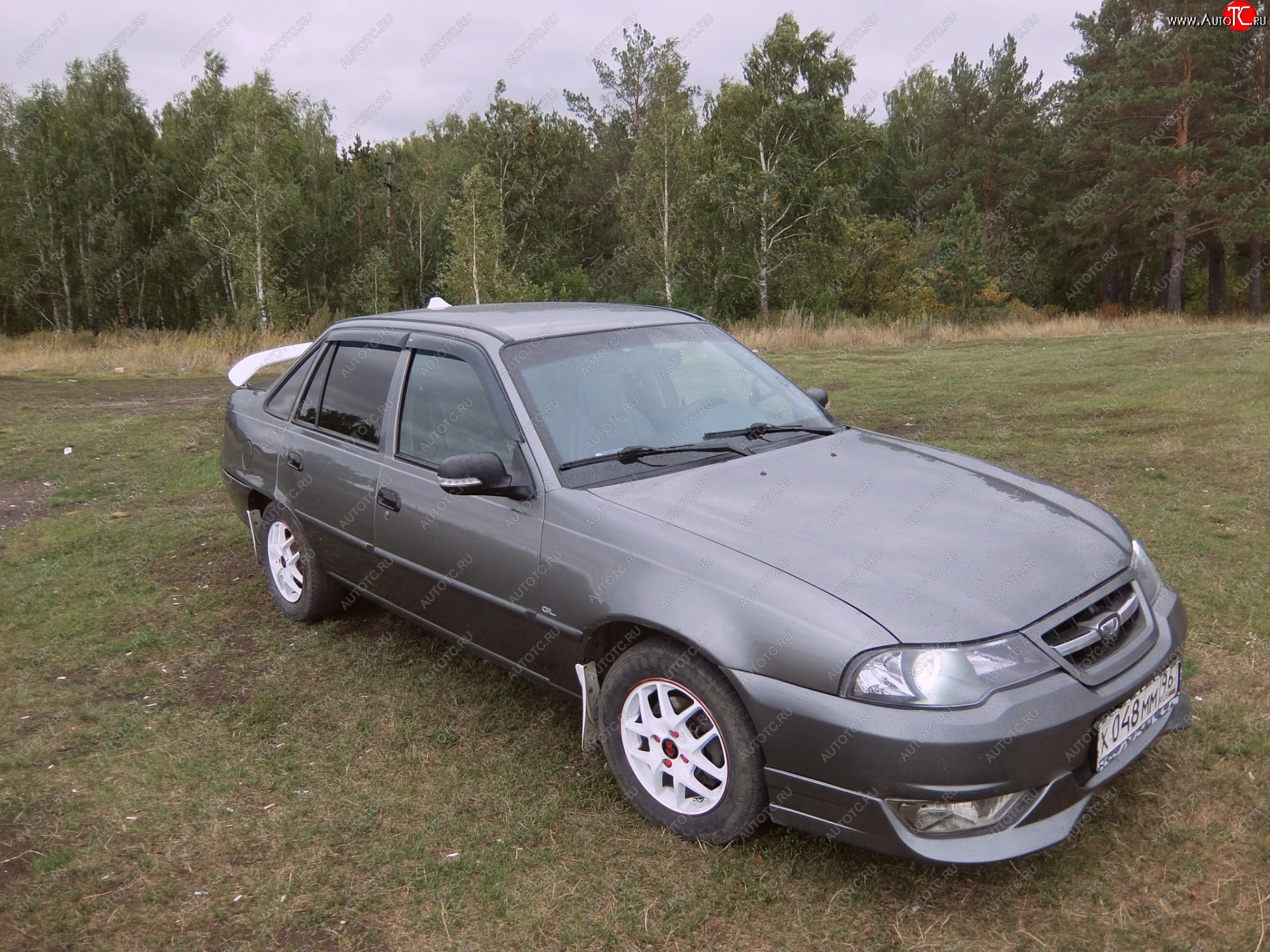 3 649 р. Накладка переднего бампера Sport Daewoo Nexia рестайлинг (2008-2015) (Неокрашенная)  с доставкой в г. Санкт‑Петербург