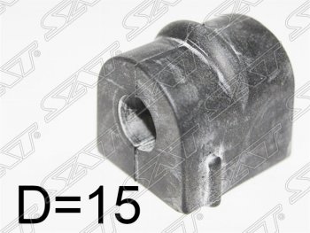 87 р. Резиновая втулка переднего стабилизатора SAT (D=15)  Daewoo Nexia ( дорестайлинг,  рестайлинг) (1995-2015)  с доставкой в г. Санкт‑Петербург. Увеличить фотографию 1