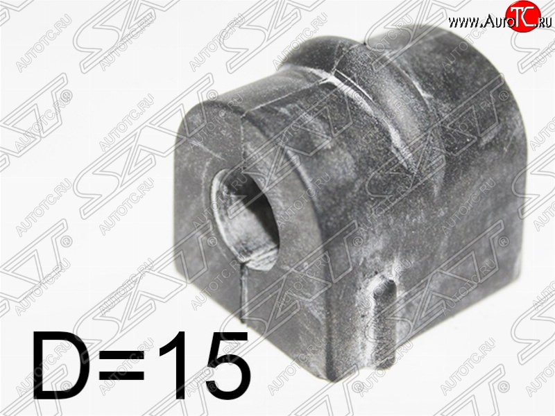 87 р. Резиновая втулка переднего стабилизатора SAT (D=15)  Daewoo Nexia ( дорестайлинг,  рестайлинг) (1995-2015)  с доставкой в г. Санкт‑Петербург