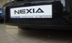 1 339 р. Сетка на бампер Russtal (черная) Daewoo Nexia рестайлинг (2008-2015)  с доставкой в г. Санкт‑Петербург. Увеличить фотографию 4