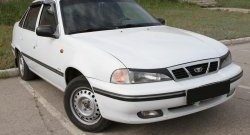 619 р. Реснички RA на фары  Daewoo Nexia  дорестайлинг (1995-2008) (Неокрашенные)  с доставкой в г. Санкт‑Петербург. Увеличить фотографию 1