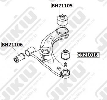 1 199 р. Пыльник шаровой опоры JIKIU Daihatsu Mira e:S LA300S,LA310S дорестайлинг (2011-2013)  с доставкой в г. Санкт‑Петербург. Увеличить фотографию 3