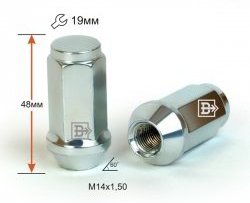 169 р. Колёсная гайка Вектор M14x1.5    с доставкой в г. Санкт‑Петербург. Увеличить фотографию 1