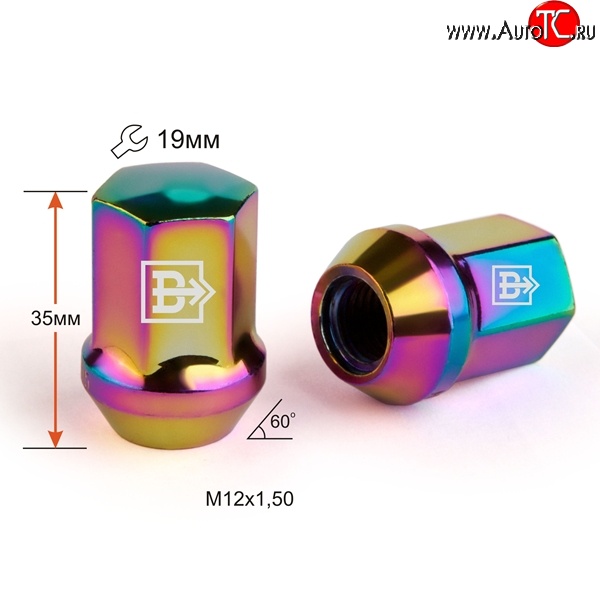 120 р. Колёсная гайка Вектор M12 1.5    с доставкой в г. Санкт‑Петербург