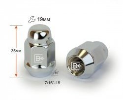 120 р. Колёсная гайка Вектор 7/16 дюйма-18    с доставкой в г. Санкт‑Петербург. Увеличить фотографию 1