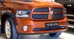 629 р. Реснички на фары RA  Dodge Ram  DJ, DS (2008-2012) (Неокрашенные)  с доставкой в г. Санкт‑Петербург. Увеличить фотографию 2