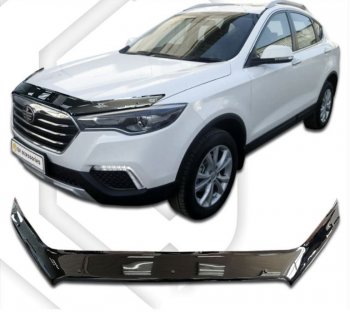 Дефлектор капота CA-Plastiс FAW (ФАВ) Besturn X80 (бестурн) (2016-2021) рестайлинг