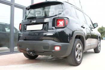 10 979 р. Фаркоп Aragon. (шар S)  Fiat 500X  334 (2014-2023), Fiat Tipo  Egea (2015-2024), Jeep Compass  MP (2016-2024), Jeep Renegade (2015-2024)  с доставкой в г. Санкт‑Петербург. Увеличить фотографию 1