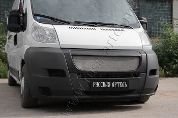 5 999 р. Решетка радиатора РА  Fiat Ducato  250 (2006-2014) (Сетка алюминиевая, неокрашенная)  с доставкой в г. Санкт‑Петербург. Увеличить фотографию 2