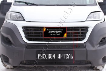 2 249 р. Защитная сетка решетки переднего бампера RA Fiat Ducato 290 (2014-2024)  с доставкой в г. Санкт‑Петербург. Увеличить фотографию 1