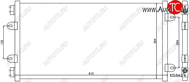 4 799 р. Радиатор кондиционера SAT (1.2) Fiat Punto 188 хэтчбэк 3 дв. дорестайлинг (1999-2003)  с доставкой в г. Санкт‑Петербург