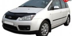 Дефлектор капота NovLine (черный) Ford C-max Mk1 рестайлинг (2007-2010)