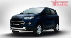 13 832 р. Защита переднего бампера одинарная Souz-96 (d60) Ford EcoSport дорестайлинг (2013-2019)  с доставкой в г. Санкт‑Петербург. Увеличить фотографию 1