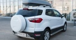 15 649 р. Защита заднего бампера (Ø75x42 мм, нержавейка) Russtal Ford EcoSport дорестайлинг (2013-2019)  с доставкой в г. Санкт‑Петербург. Увеличить фотографию 4