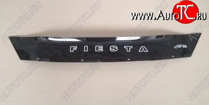 999 р. Дефлектор капота Russtal (короткий) Ford Fiesta 6 хэтчбэк 3 дв. рестайлинг (2012-2019)  с доставкой в г. Санкт‑Петербург