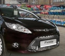 4 994 р. Декоративные вставки воздухозаборника Souz-96 Ford Fiesta 6 хэтчбэк 5 дв. дорестайлинг (2008-2012)  с доставкой в г. Санкт‑Петербург. Увеличить фотографию 1