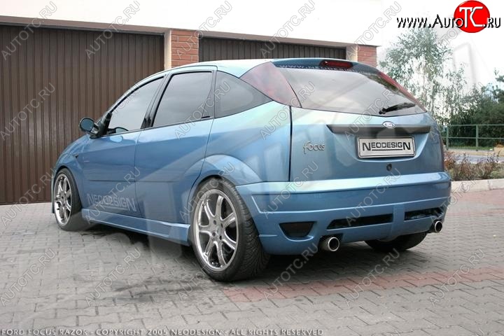 28 999 р. Задний бампер ST1 Ford Focus 1 хэтчбэк 5 дв. дорестайлинг (1998-2002)  с доставкой в г. Санкт‑Петербург