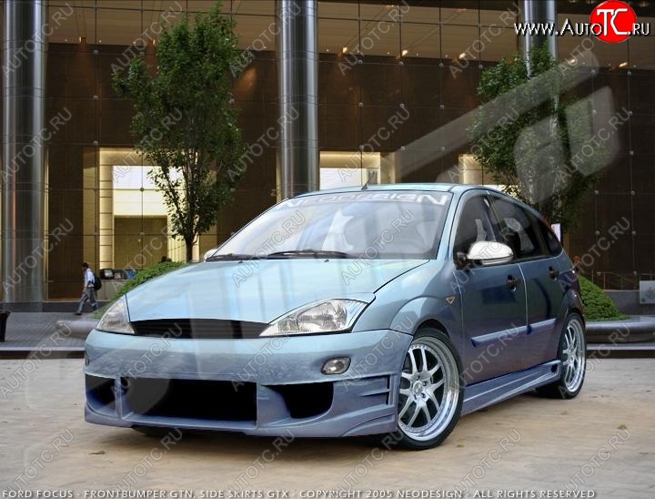 15 199 р. Пороги накладки ST1 Ford Focus 1 седан дорестайлинг (1998-2002)  с доставкой в г. Санкт‑Петербург