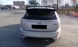 7 599 р. Накладка заднего бампера Loder 1899  Ford Focus  2 (2007-2011) хэтчбэк 3 дв. рестайлинг, хэтчбэк 5 дв. рестайлинг (Неокрашенная)  с доставкой в г. Санкт‑Петербург. Увеличить фотографию 4