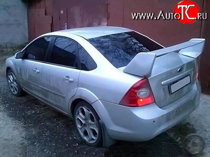 6 549 р. Спойлер EVO Design Ford Focus 2  седан дорестайлинг (2004-2008) (Неокрашенный)  с доставкой в г. Санкт‑Петербург