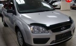 3 089 р. Дефлектор капота NovLine Ford Focus 2  седан дорестайлинг (2004-2008)  с доставкой в г. Санкт‑Петербург. Увеличить фотографию 1