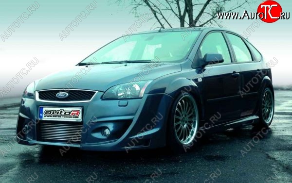 29 899 р. Передний бампер Auto-R Ford Focus 2  седан дорестайлинг (2004-2008)  с доставкой в г. Санкт‑Петербург