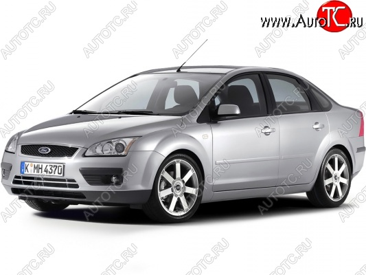 3 199 р. Бампер передний Стандартный Ford Focus 2 универсал дорестайлинг (2004-2008) (Неокрашенный)  с доставкой в г. Санкт‑Петербург