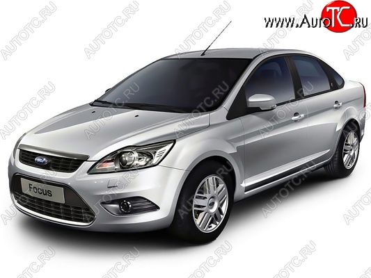 3 659 р. Бампер передний Ford Focus 2 седан рестайлинг (2007-2011) (Окрашенный)  с доставкой в г. Санкт‑Петербург