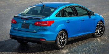 4 999 р. Спойлер на багажник АвтоКрат  Ford Focus  3 (2014-2019) седан рестайлинг (Неокрашенный)  с доставкой в г. Санкт‑Петербург. Увеличить фотографию 1