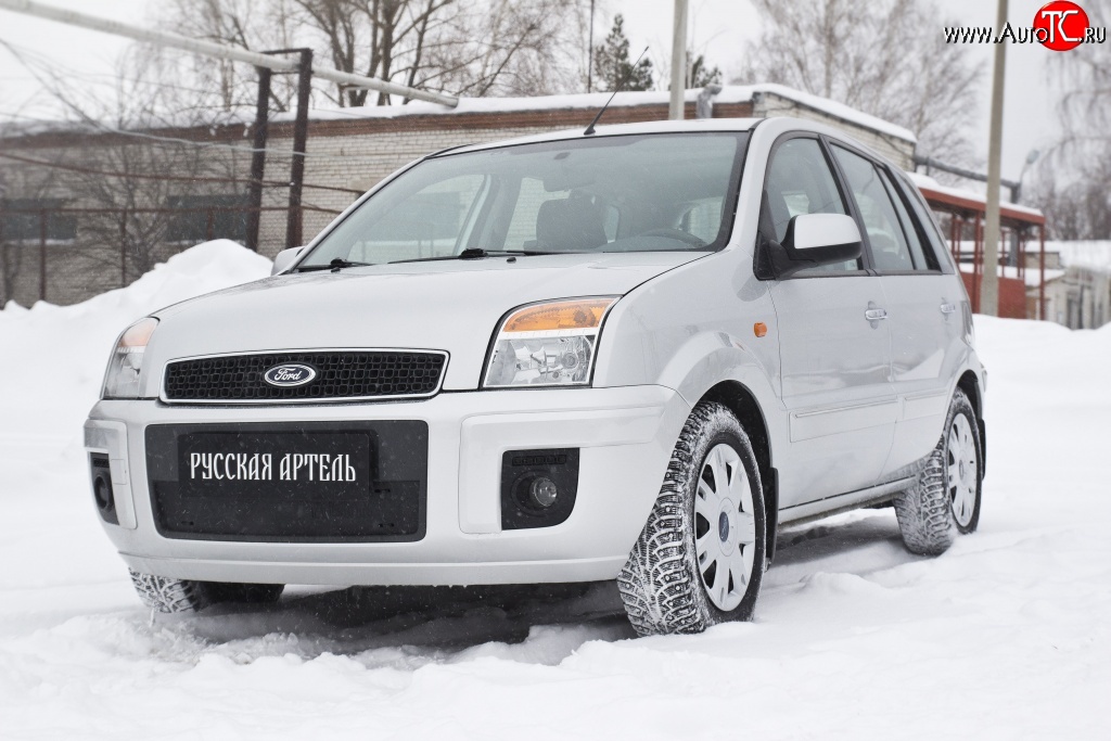 859 р. Заглушка воздухозаборника переднего бампера RA Ford Fusion 1  рестайлинг, хэтчбэк (2005-2012)  с доставкой в г. Санкт‑Петербург